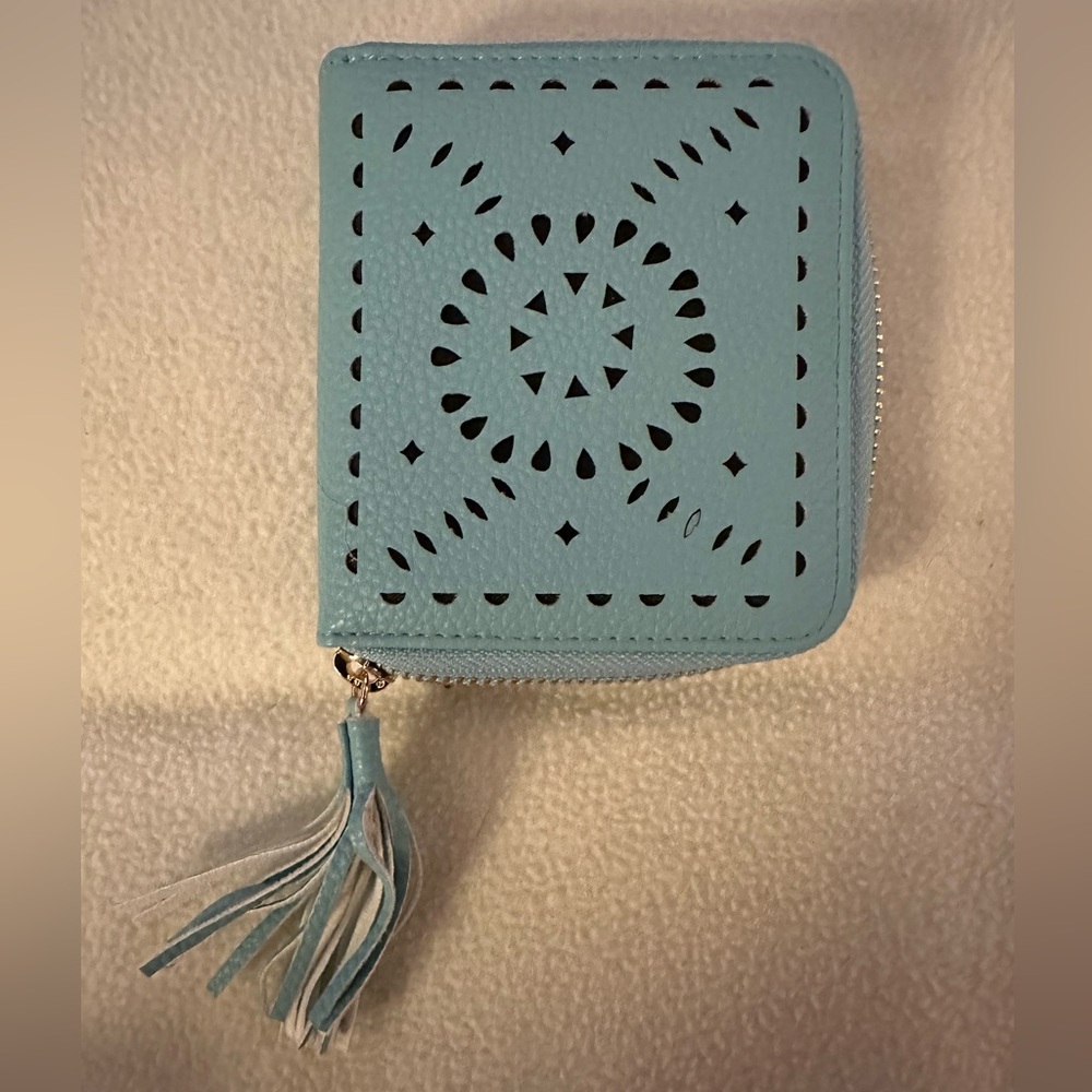 Cleobella Blue Tassel Women's Wallet
